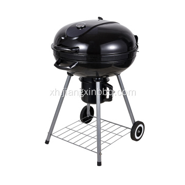 22.5 Intshi ye-Charcoal Kettle Barbecue Grill Black